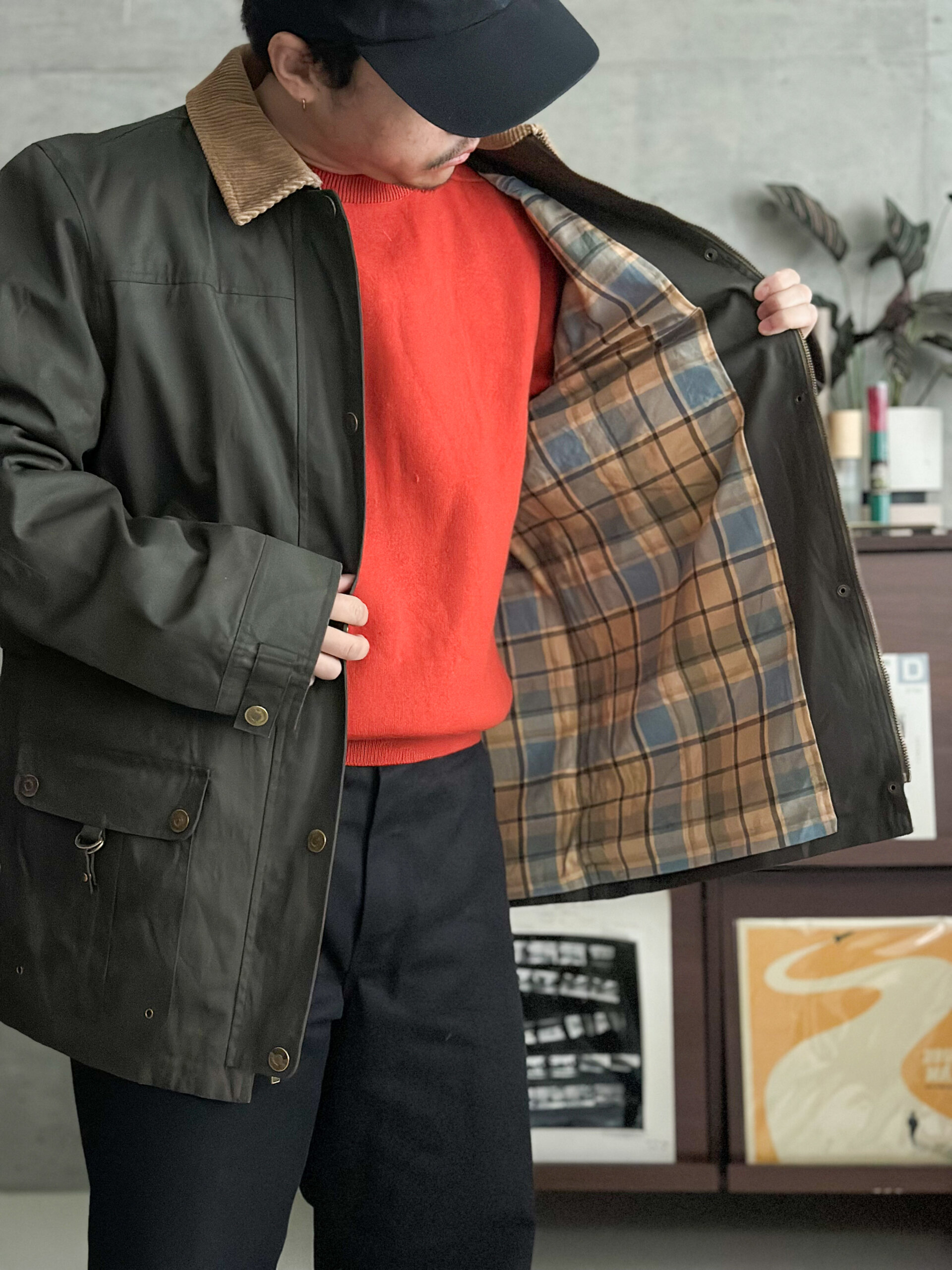 90's Ralph Lauren Waxed cotton jacket - 画像 (8)