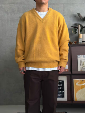 Yellow vneck Knit