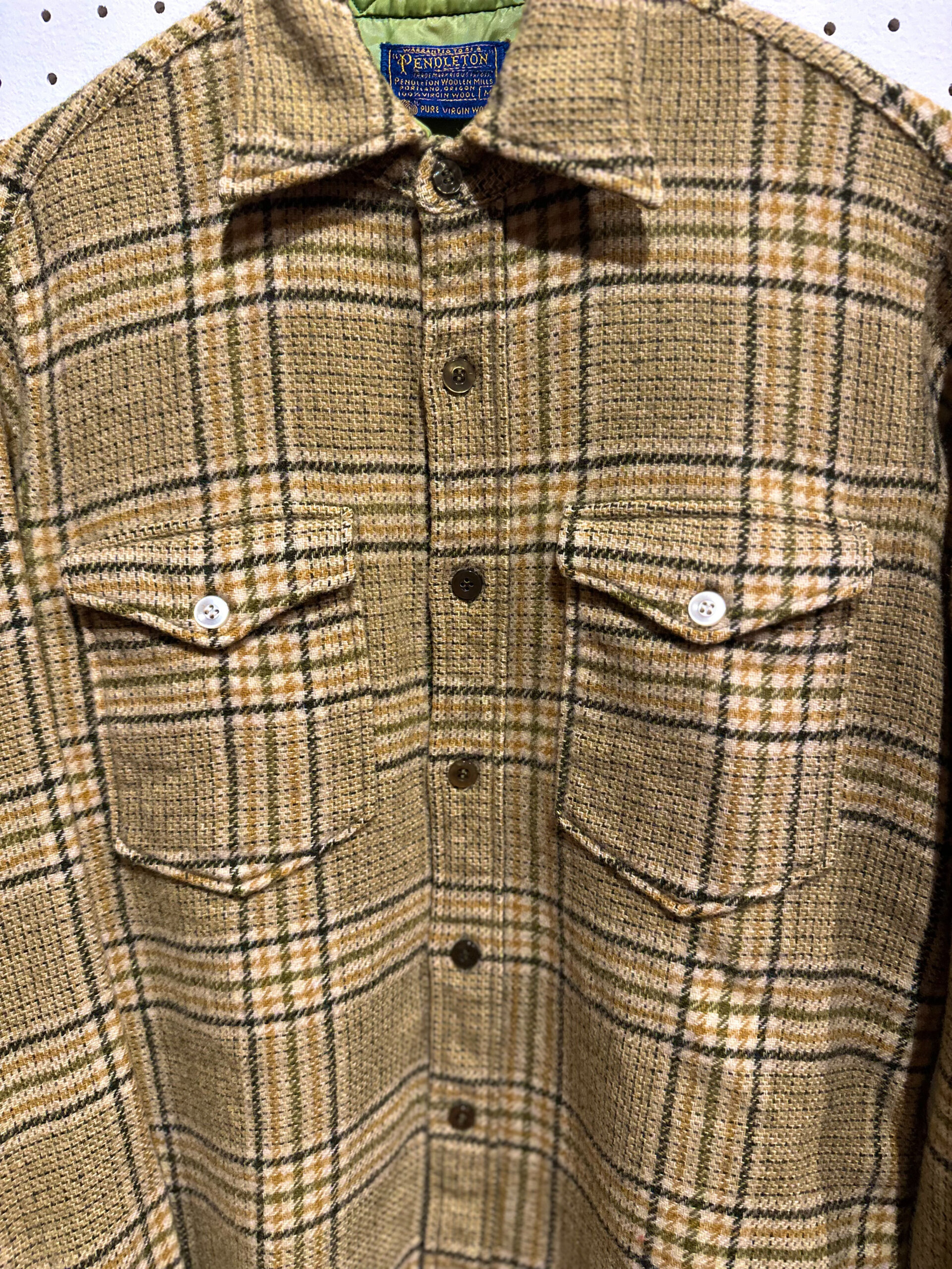 60’s PENDLETON Flannel Check shirt - 画像 (4)