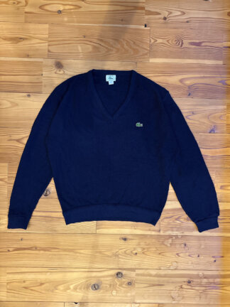 80's IZOD LACOSTE V neck Knit